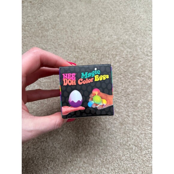 NeeDoh Magic Color Eggs - Pink Shell NIB Easter Basket Gift Color Changing - Picture 8 of 8